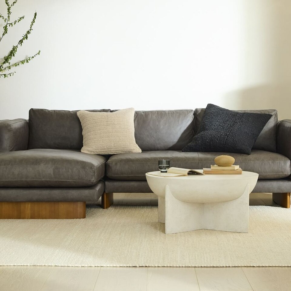 Tweed Flatweave Dhurrie Rug West Elm UK